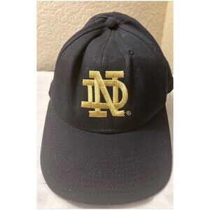 Vintage Notre Dame Fighting Irish SnapBack Hat University Square Cap MADE USA